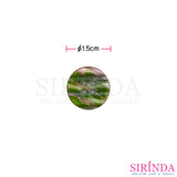 กระดุมเรซิ่น4รู (15มิล) (0001207)