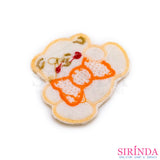 ตัวรีดการ์ตูนหมีโบสก็อต ตัวรีดติดเสื้อ อาร์มปักตกแต่ง DIY EMBROIDERY PATCH (00080008)