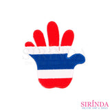 ตัวรีดการ์ตูนเป็ดเหลือง ตัวรีดติดเสื้อ อาร์มปักตกแต่ง DIY EMBROIDERY PATCH (00080396)
