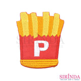 ตัวรีดการ์ตูนเฟรนฟราย ตัวรีดติดเสื้อ อาร์มปักตกแต่ง DIY EMBROIDERY PATCH (00080367)