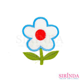 ตัวรีดการ์ตูนดอกไม้5แฉก ตัวรีดติดเสื้อ อาร์มปักตกแต่ง DIY EMBROIDERY PATCH (00080489)