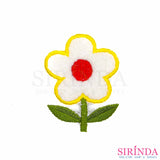ตัวรีดการ์ตูนดอกไม้5แฉก ตัวรีดติดเสื้อ อาร์มปักตกแต่ง DIY EMBROIDERY PATCH (00080489)