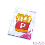 ตัวรีดการ์ตูนเฟรนฟราย ตัวรีดติดเสื้อ อาร์มปักตกแต่ง DIY EMBROIDERY PATCH (00080367)