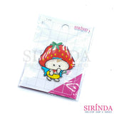 ตัวรีดการ์ตูนนางฟ้าสตอเบอรี่ ตัวรีดติดเสื้อ อาร์มปักตกแต่ง DIY EMBROIDERY PATCH (00080369)