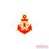 ตัวรีดการ์ตูนสมอ ตัวรีดติดเสื้อ อาร์มปักตกแต่ง DIY EMBROIDERY PATCH (00080425)