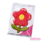 ตัวรีดการ์ตูนดอกไม้5แฉก ตัวรีดติดเสื้อ อาร์มปักตกแต่ง DIY EMBROIDERY PATCH (00080489)
