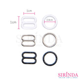 ห่วงเสื้อใน ห่วงปรับสายบรา ห่วงกลม ห่วงโลหะ ไม่ขึ้นสนิม แบบหนา Bra Ring (00380001)