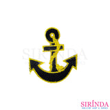 ตัวรีดการ์ตูนสมอ ตัวรีดติดเสื้อ อาร์มปักตกแต่ง DIY EMBROIDERY PATCH (00080442)