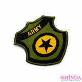 ตัวรีดการ์ตูนARMY ตัวรีดติดเสื้อ อาร์มปักตกแต่ง DIY EMBROIDERY PATCH (00080467)