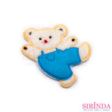 ตัวรีดการ์ตูนหมีออกกำลังกาย ตัวรีดติดเสื้อ อาร์มปักตกแต่ง DIY EMBROIDERY PATCH (00080014)