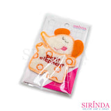 ตัวรีดการ์ตูนช้างPetit ตัวรีดติดเสื้อ อาร์มปักตกแต่ง DIY EMBROIDERY PATCH (00080002)