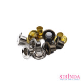 ตาไก่ทองเหลือง พร้อมแหวน ไม่ขึ้นสนิม BRASS EYELET (00410001) (ห่อเล็ก)
