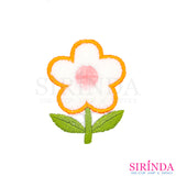 ตัวรีดการ์ตูนดอกไม้5แฉก ตัวรีดติดเสื้อ อาร์มปักตกแต่ง DIY EMBROIDERY PATCH (00080489)