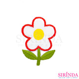 ตัวรีดการ์ตูนดอกไม้5แฉก ตัวรีดติดเสื้อ อาร์มปักตกแต่ง DIY EMBROIDERY PATCH (00080489)