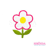 ตัวรีดการ์ตูนดอกไม้5แฉก ตัวรีดติดเสื้อ อาร์มปักตกแต่ง DIY EMBROIDERY PATCH (00080489)
