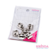 สต๊อปเปอร์โลหะวงรี ตัวหยุดเชือก ตัวล็อคเชือก CORD LOCK (00470004)
