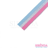 เทปก้างปลาลายริ้วดิ้นเงิน I Decorative Polyester Tape (00030052)