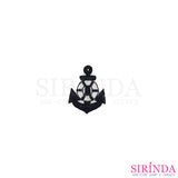 ตัวรีดการ์ตูนสมอ ตัวรีดติดเสื้อ อาร์มปักตกแต่ง DIY EMBROIDERY PATCH (00080425)