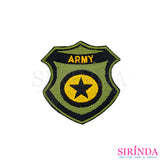 ตัวรีดการ์ตูนARMY ตัวรีดติดเสื้อ อาร์มปักตกแต่ง DIY EMBROIDERY PATCH (00080467)