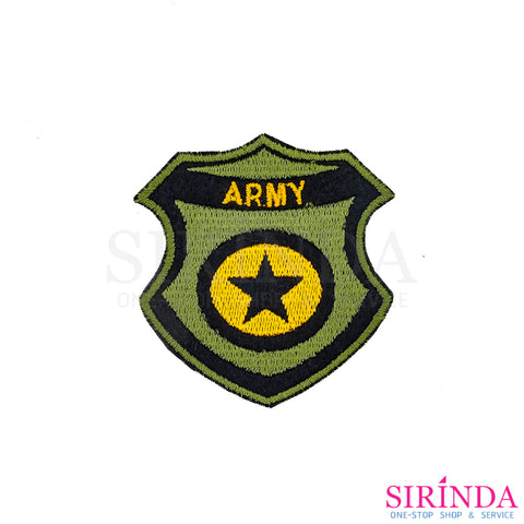 ตัวรีดการ์ตูนARMY ตัวรีดติดเสื้อ อาร์มปักตกแต่ง DIY EMBROIDERY PATCH (00080467)