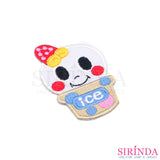 ตัวรีดการ์ตูนice ตัวรีดติดเสื้อ อาร์มปักตกแต่ง DIY EMBROIDERY PATCH (00080370)