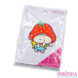 ตัวรีดการ์ตูนนางฟ้าสตอเบอรี่ ตัวรีดติดเสื้อ อาร์มปักตกแต่ง DIY EMBROIDERY PATCH (00080369)