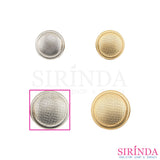 กระดุมโลหะขาสอยวงกลม 1.6-2.2cm(16-22มิล)) ไม่ขึ้นสนิม Metal Button (00490002)