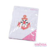 ตัวรีดการ์ตูนสมอ ตัวรีดติดเสื้อ อาร์มปักตกแต่ง DIY EMBROIDERY PATCH (00080425)