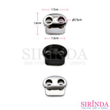 สต๊อปเปอร์โลหะวงรี ตัวหยุดเชือก ตัวล็อคเชือก CORD LOCK (00470004)