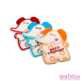 ตัวรีดการ์ตูนช้างPetit ตัวรีดติดเสื้อ อาร์มปักตกแต่ง DIY EMBROIDERY PATCH (00080002)
