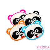 ตัวรีดการ์ตูนหน้าแพนด้า ตัวรีดติดเสื้อ อาร์มปักตกแต่ง DIY EMBROIDERY PATCH (00080010)