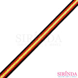 เทปก้างปลาลายริ้วดิ้นเงิน I Decorative Polyester Tape (00030053)