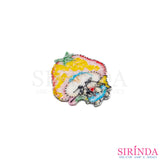 ตัวรีดการ์ตูนนางฟ้าสตอเบอรี่ ตัวรีดติดเสื้อ อาร์มปักตกแต่ง DIY EMBROIDERY PATCH (00080369)