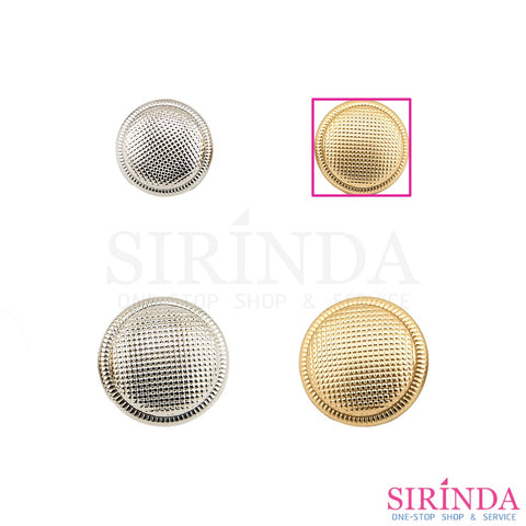 กระดุมโลหะขาสอยวงกลม 1.6-2.2cm(16-22มิล)) ไม่ขึ้นสนิม Metal Button (00490002)