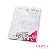 ตะขอก้ามปู ตะขอเกี่ยวพวงกุญแจโลหะ พร้อมห่วง ล็อกแน่น ทนทาน CLAW CLASP (00400002)