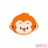 ตัวรีดการ์ตูนหน้าลิง ตัวรีดติดเสื้อ อาร์มปักตกแต่ง DIY EMBROIDERY PATCH (00080035)