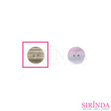 กระดุมเรซิ่นมุกรุ้ง2รู (12มิล) (0001143)