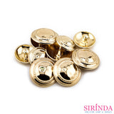 กระดุมโลหะขาสอยวงกลม 28-36L(18-22มิล) ไม่ขึ้นสนิม Metal Button (00490003)