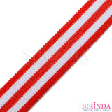 ยางยืดริ้วสี ยางขอบกางเกง ยางขอบกระโปรง 2.4cm l COLORED ELASTIC BAND (00090031)