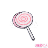 ตัวรีดการ์ตูนไอติมสะกดจิต ตัวรีดติดเสื้อ อาร์มปักตกแต่ง DIY EMBROIDERY PATCH (00080468)