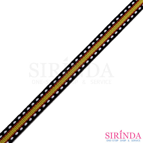 เทปก้างปลาลายริ้วไข่ปลา I Decorative Polyester Tape (00030064)