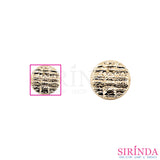 กระดุมโลหะขาสอยวงกลม 1.4-1.9cm(14-19มิล) ไม่ขึ้นสนิม Metal Button (00490001)