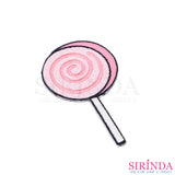 ตัวรีดการ์ตูนไอติมสะกดจิต ตัวรีดติดเสื้อ อาร์มปักตกแต่ง DIY EMBROIDERY PATCH (00080468)