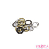 ตาไก่ทองเหลือง พร้อมแหวน ไม่ขึ้นสนิม BRASS EYELET (00410001)