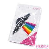 ตัวรีดการ์ตูนยานแม่UFO ตัวรีดติดเสื้อ อาร์มปักตกแต่ง DIY EMBROIDERY PATCH (00080482)