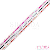 เทปสายกระเป๋าลายไข่ปลา I Decorative Polyester Tape (00030066)