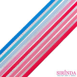 เทปก้างปลาลายริ้วดิ้นเงิน I Decorative Polyester Tape (00030052)