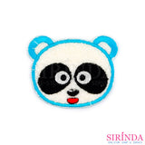 ตัวรีดการ์ตูนหน้าแพนด้า ตัวรีดติดเสื้อ อาร์มปักตกแต่ง DIY EMBROIDERY PATCH (00080010)