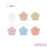 กระดุมเรซิ่นดอกไม้2รู (18มิล) (0001189)