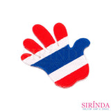 ตัวรีดการ์ตูนเป็ดเหลือง ตัวรีดติดเสื้อ อาร์มปักตกแต่ง DIY EMBROIDERY PATCH (00080396)